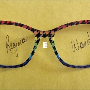 Colorful Plaid pair eyewear 9 pairs Wanda toppers